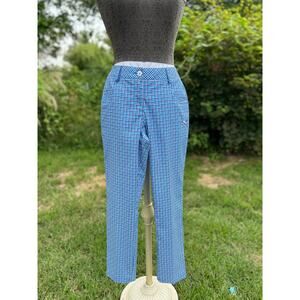 Women's Puma sport lifestyle golf pants blue and white size 4